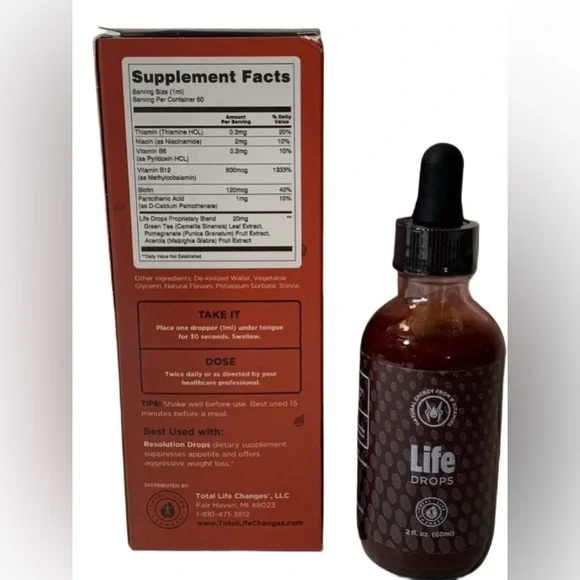 COPY - [Bundle of 3] TLC Life Drops Get Energy And Fight Fatigue 2fl.oz. (60ml) - Picture 3 of 5